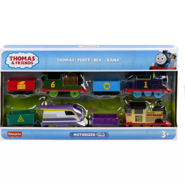 Thomas amp Friends FisherPrice motorized train engine set for preschool kids ages 3 and up4 Pack