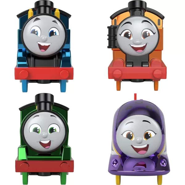 Thomas amp Friends FisherPrice motorized train engine set for preschool kids ages 3 and up4 Pack