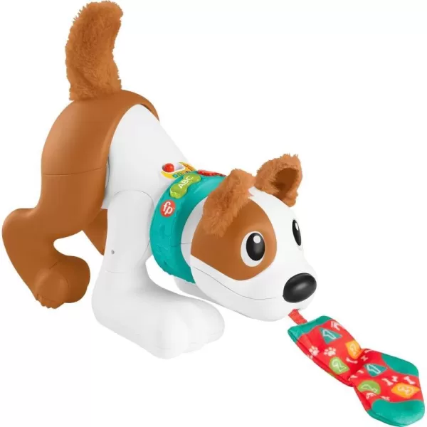 FisherPrice Baby Learning Toy 123 Crawl With Me Puppy Electronic Dog With Smart Stages Content amp Lights For Ages 6 MonthsFisherPrice Baby Learning Toy 123 Crawl With Me Puppy Electronic Dog With Smart Stages Content amp Lights For Ages 6 Months