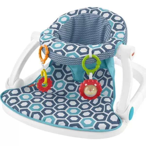 FisherPrice Baby Portable Chair SitMeUp Floor Seat with 2 Removable Toys amp Washable Seat Pad Honeycomb Amazon ExclusiveFisherPrice Baby Portable Chair SitMeUp Floor Seat with 2 Removable Toys amp Washable Seat Pad Honeycomb Amazon Exclusive