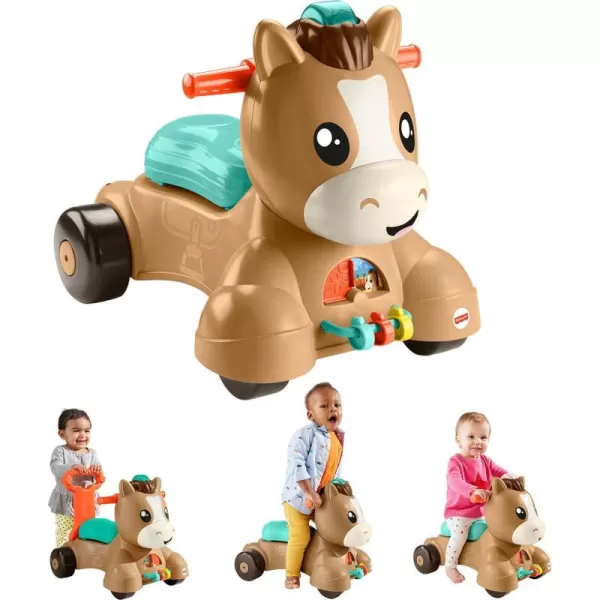 FisherPrice Baby Walker Learning Toy Walk Bounce amp Ride Pony RideOn with Music and Lights for Infants and Toddlers Ages 9 MonthsFisherPrice Baby Walker Learning Toy Walk Bounce amp Ride Pony RideOn with Music and Lights for Infants and Toddlers Ages 9 Months