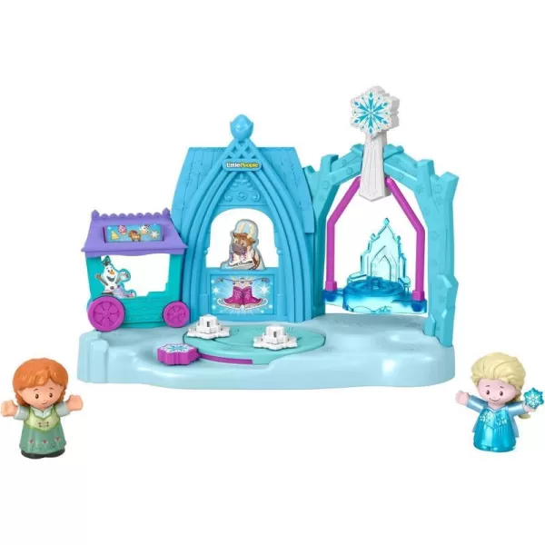 FisherPrice Disney Frozen Arendelle Winter Wonderland by Little People ice skating playset with Anna and Elsa figures for toddlers and preschool kidsFisherPrice Disney Frozen Arendelle Winter Wonderland by Little People ice skating playset with Anna and Elsa figures for toddlers and preschool kids