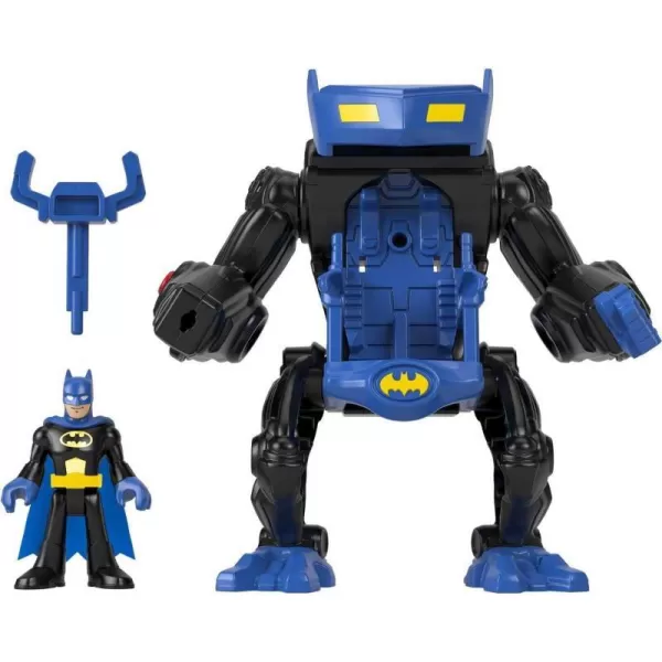 FisherPrice Imaginext DC Super Friends Batman Battling Robot with Poseable Figure and Lights for Preschool Pretend Play Ages 3 YearsFisherPrice Imaginext DC Super Friends Batman Battling Robot with Poseable Figure and Lights for Preschool Pretend Play Ages 3 Years