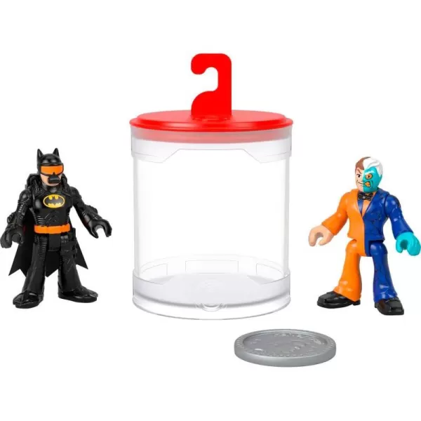 FisherPrice Imaginext DC Super Friends Color Changers Batman amp TwoFace Figure Set for Preschool Pretend Play Ages 3 YearsBatman amp TwoFace