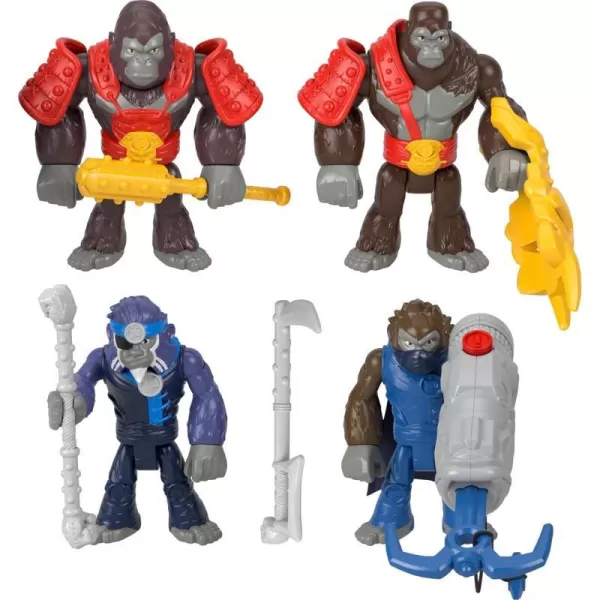 FisherPrice Imaginext Preschool Toys Boss Level Army Pack 9Piece Monkey amp Gorilla Figure Set for Pretend Play Ages 3 YearsFisherPrice Imaginext Preschool Toys Boss Level Army Pack 9Piece Monkey amp Gorilla Figure Set for Pretend Play Ages 3 Years