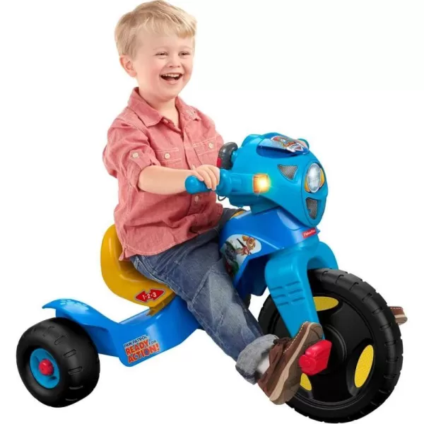 FisherPrice Jurassic World Velociraptor Dinosaur Tricycle Toddler Toy RideOn with Lights Sounds WalkieTalkie and Storage AreaPaw Patrol