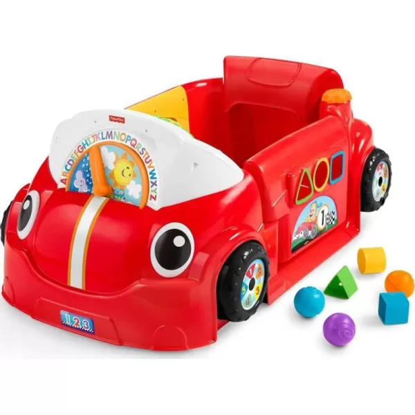 FisherPrice Laugh amp Learn Baby Activity Center Crawl Around Car with Music Lights and Smart Stages for Infants and Toddlers Red Amazon ExclusiveCrawl Around Car u2013 Red