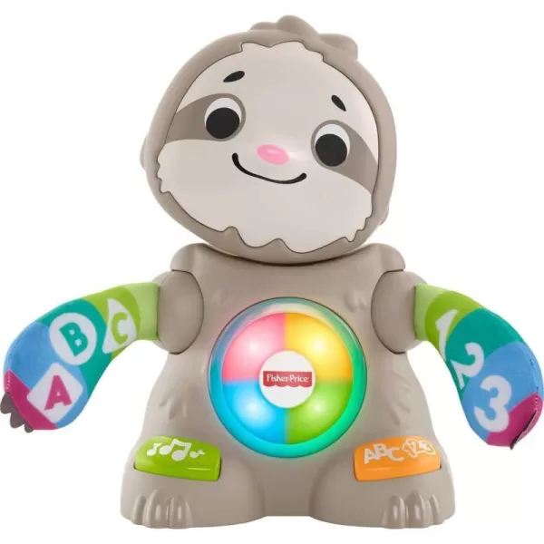 FisherPrice Linkimals Learning Toy Smooth Moves Sloth With Interactive Music And Lights For Infants And ToddlersFisherPrice Linkimals Learning Toy Smooth Moves Sloth With Interactive Music And Lights For Infants And Toddlers