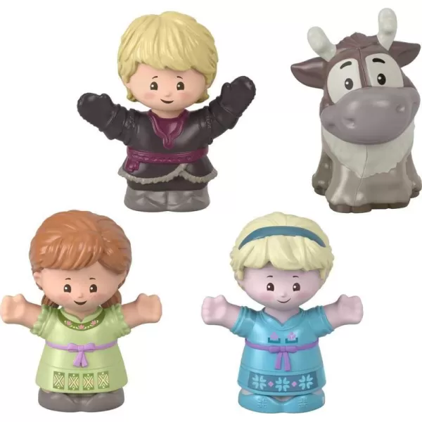 FisherPrice Little People Disney Frozen Young Anna and Elsa amp Friends set of 4 character figures for toddlers and preschool kidsFisherPrice Little People Disney Frozen Young Anna and Elsa amp Friends set of 4 character figures for toddlers and preschool kids