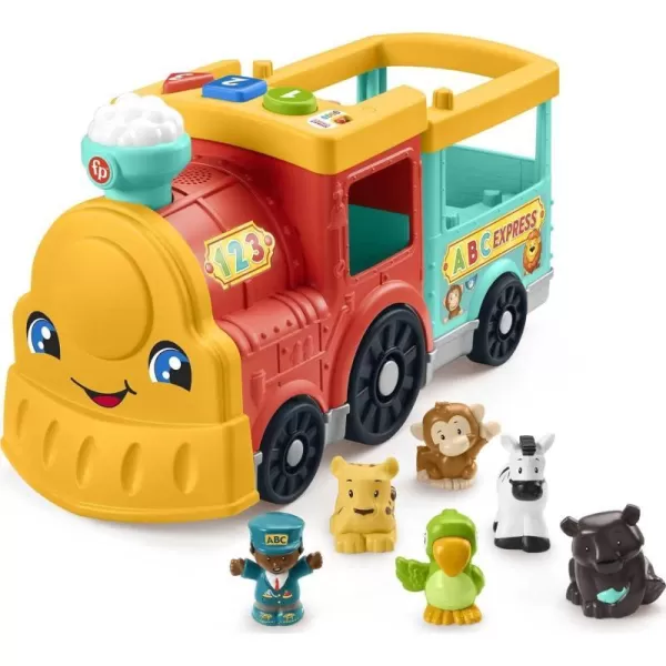 FisherPrice Little People Toddler Learning Toy Big ABC Animal Train with Smart Stages amp 6 Figures for Ages 1 YearsFisherPrice Little People Toddler Learning Toy Big ABC Animal Train with Smart Stages amp 6 Figures for Ages 1 Years