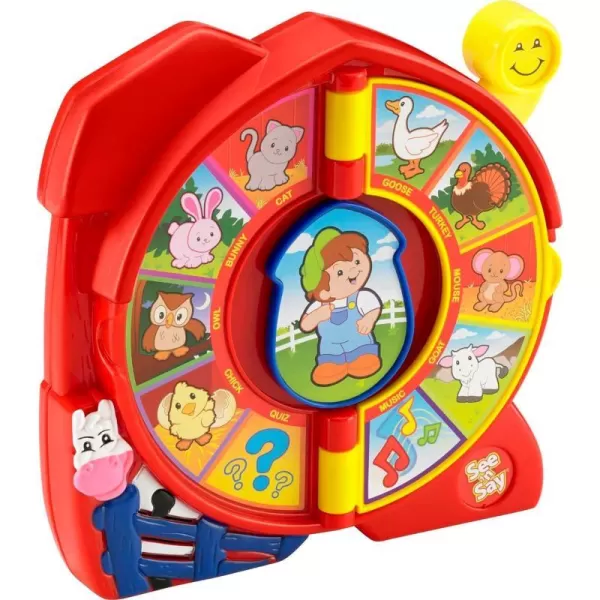 FisherPrice Little People Toddler Learning Toy See n Say The Farmer Says InteractiveGame with Music Sounds and Phrases Ages 18 MonthsStandard Standard Packaging