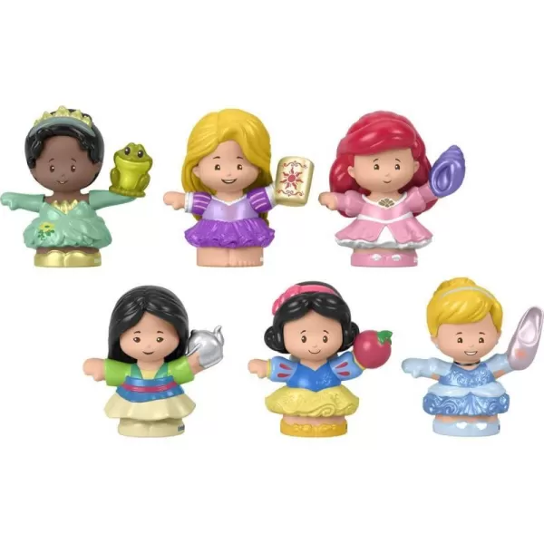 FisherPrice Little People Toddler Toys Disney Princess Gift Set with 6 Character Figures for Preschool Pretend Play Ages 18 Months Amazon ExclusivePrincess 6Pack