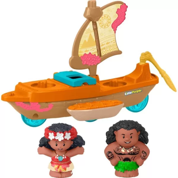 FisherPrice Little People Toddler Toys Disney Princess Moana amp Mauis Canoe Sail Boat with 2 Figures for Ages 18 MonthsFisherPrice Little People Toddler Toys Disney Princess Moana amp Mauis Canoe Sail Boat with 2 Figures for Ages 18 Months