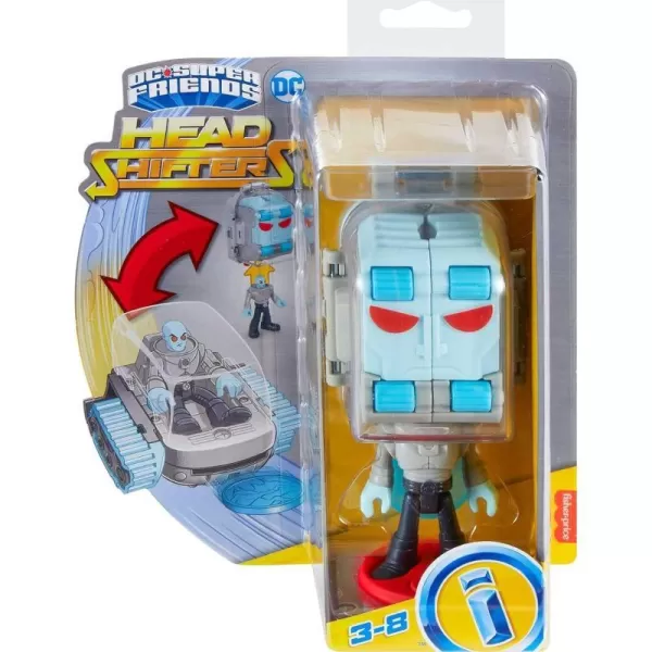 Imaginext DC Super Friends Preschool Toys Head Shifters Mr Freeze amp Snow Tank Figure and Vehicle Set for Pretend Play Ages 3 YearsImaginext DC Super Friends Preschool Toys Head Shifters Mr Freeze amp Snow Tank Figure and Vehicle Set for Pretend Play Ages 3 Years