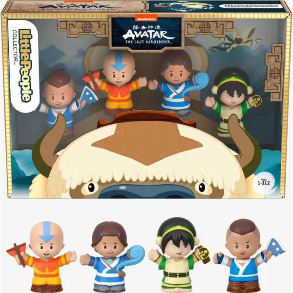 Little People Collector Avatar The Last Airbender Special Edition Set In Display Gift Box For Adults amp Fans 4 FiguresLittle People Collector Avatar The Last Airbender Special Edition Set In Display Gift Box For Adults amp Fans 4 Figures