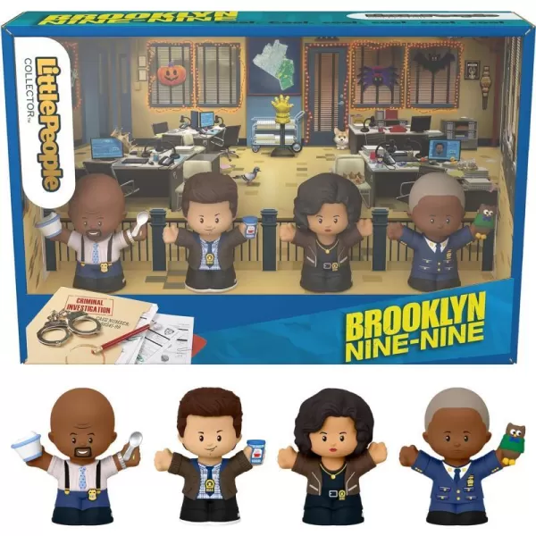 Little People Collector Brooklyn NineNine TV Series Special Edition Set in Display Gift Box for Adults amp Fans 4 FiguresLittle People Collector Brooklyn NineNine TV Series Special Edition Set in Display Gift Box for Adults amp Fans 4 Figures