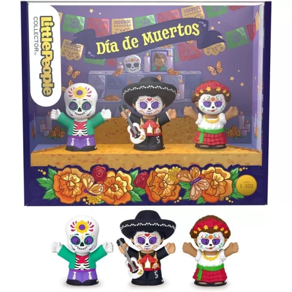 Little People Collector Da de Muertos 2022 Special Edition Set in a Display Package 3 Figures in Traditional DressLittle People Collector Da de Muertos 2022 Special Edition Set in a Display Package 3 Figures in Traditional Dress