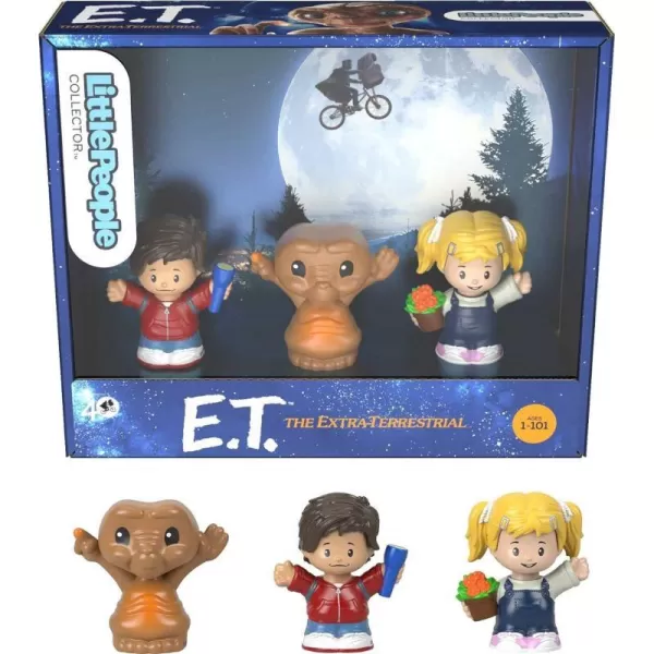 Little People Collector ET The ExtraTerrestrial Special Edition Figure Set In Display Gift Package For Adults amp Fans 3 FigurinesLittle People Collector ET The ExtraTerrestrial Special Edition Figure Set In Display Gift Package For Adults amp Fans 3 Figurines