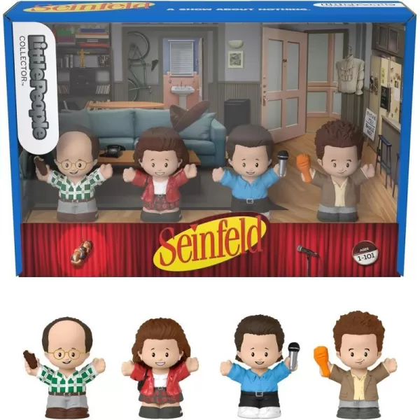 Little People Collector Seinfeld Tv Series Special Edition Set In Display Gift Box For Adults amp Fans 4 FiguresLittle People Collector Seinfeld Tv Series Special Edition Set In Display Gift Box For Adults amp Fans 4 Figures