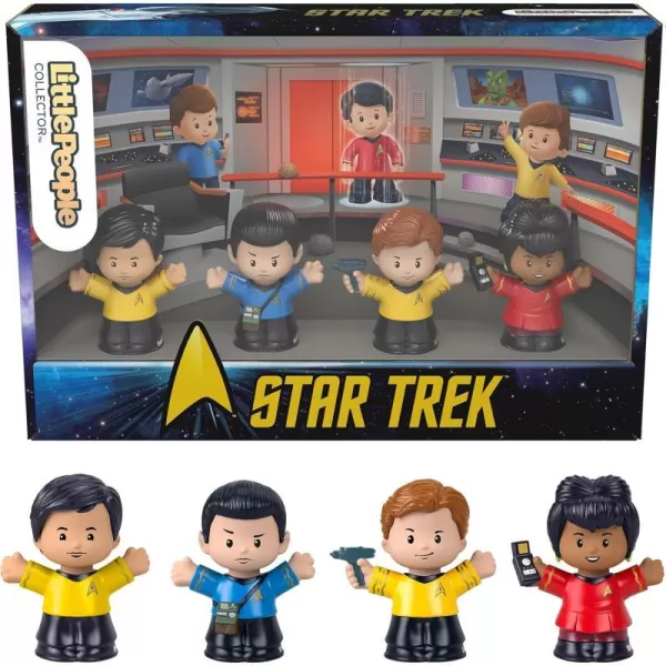 Little People Collector Star Trek Special Edition Set for Adults amp Fans in a Display Gift Package 4 CharactersLittle People Collector Star Trek Special Edition Set for Adults amp Fans in a Display Gift Package 4 Characters