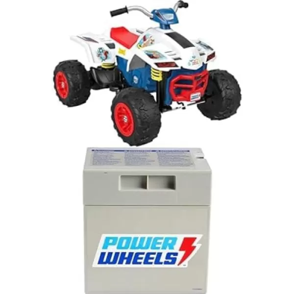 Power Wheels DC League of SuperPets RideOn Toy Racing Atv Battery Powered Vehicle for Preschool Kids Ages 37 YearsSuper Pets ATV  Battery