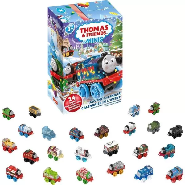 Thomas amp Friends MINIS Advent Calendar 2023 Christmas Gift 24 Miniature Toy Trains and Vehicles for Preschool KidsThomas amp Friends MINIS Advent Calendar 2023 Christmas Gift 24 Miniature Toy Trains and Vehicles for Preschool Kids