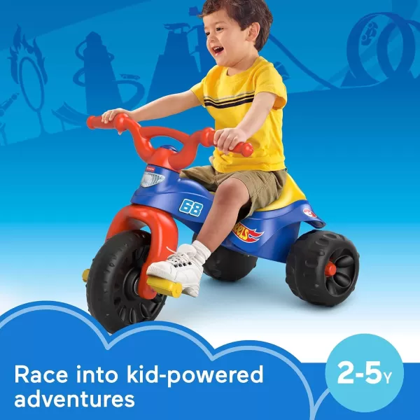 FisherPrice HarleyDavidson Toddler Tricycle Tough Trike Toy Bike with Handlebar Grips ampamp Storage for Preschool Kids Ages 2 Years Amazon ExclusiveHot Wheels