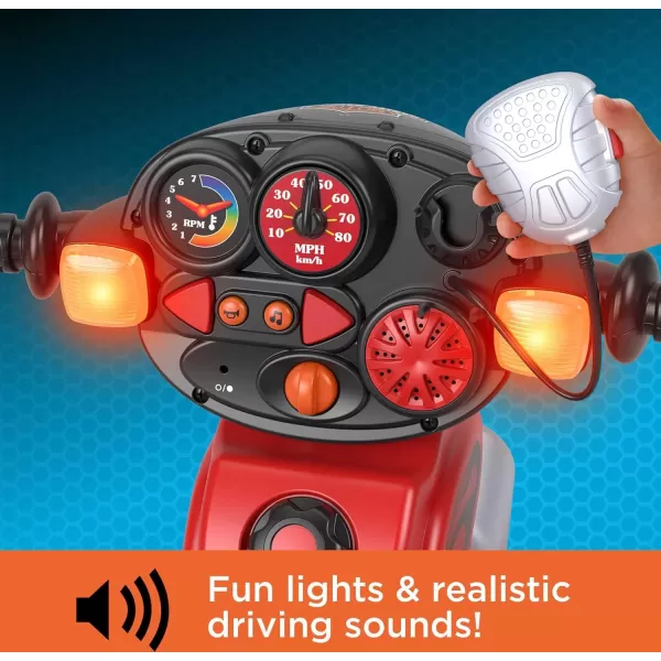 FisherPrice Toddler Tricycle HarleyDavidson Lights ampamp Sounds Trike Toy Bike with Adjustable Seat ampamp Storage for Outdoor Play Kids Ages 2 YearsHarley Davidson