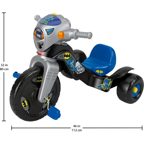 FisherPrice Toddler Tricycle HarleyDavidson Lights ampamp Sounds Trike Toy Bike with Adjustable Seat ampamp Storage for Outdoor Play Kids Ages 2 YearsBatman