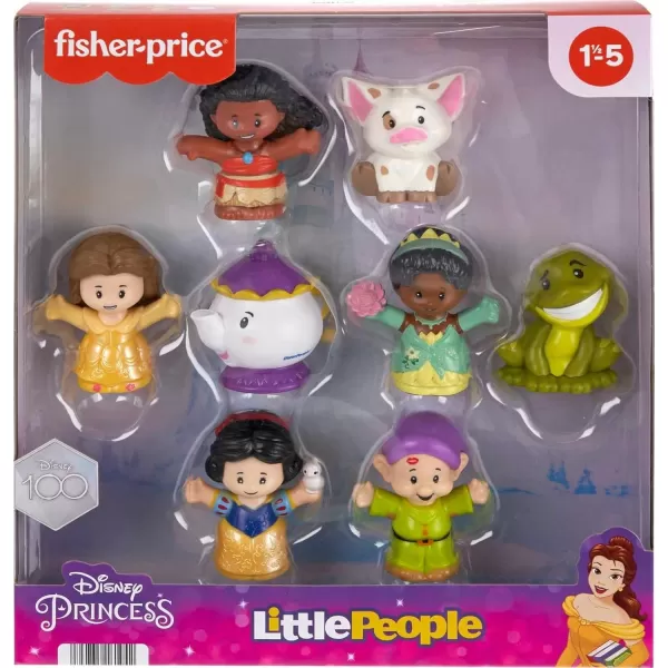 FisherPrice Little People Toddler Toys Disney Princess Set with 6 Character Figures for Preschool Pretend Play Ages 18 Months Amazon ExclusivePrincess  Friends 8Pack