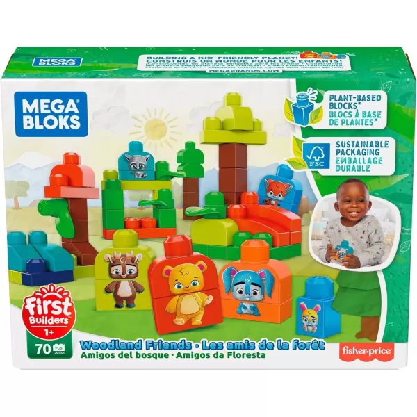 MEGA BLOKS FisherPrice Toddler Building Blocks Toy Set Musical Farm Band with 40 Pieces and 6 Music Sheets Ages 1 YearsMulti