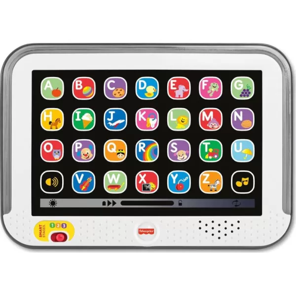 FisherPrice Toddler Learning Toy Laugh ampamp Learn Smart Stages Tablet Pretend Computer with Music ampamp Lights for Kids Ages 1 Years