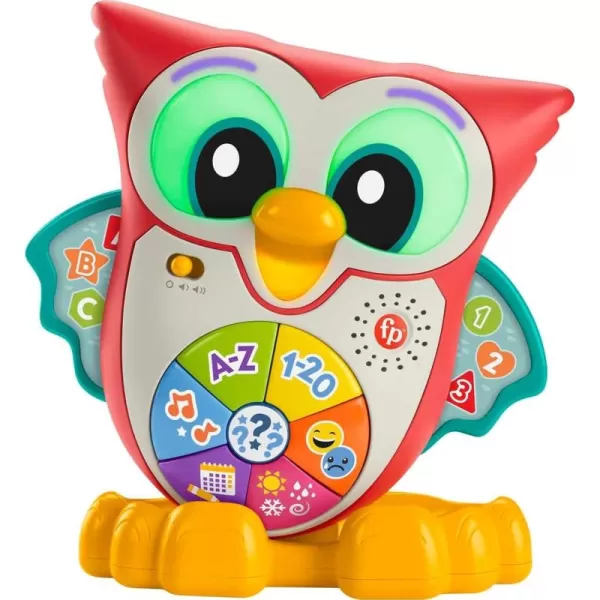 FisherPrice Toddler Learning Toy Linkimals LightUp ampamp Learn Owl for Ages 18 Months Compatible Only with Linkimals Items