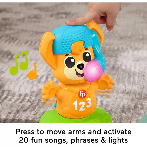 FisherPrice Baby Learning Toy Link Squad Opposites Fox with Music ampamp Lights for Ages 9 Months Compatible Only with Link Squad Items