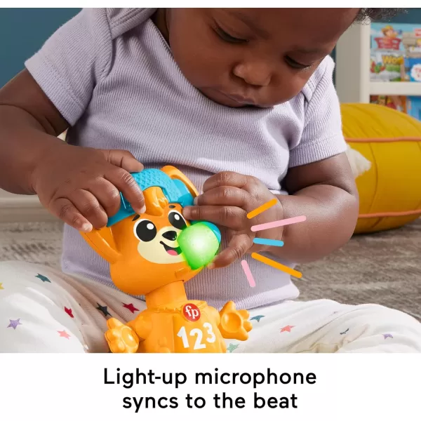 FisherPrice Baby Learning Toy Link Squad Opposites Fox with Music ampamp Lights for Ages 9 Months Compatible Only with Link Squad Items