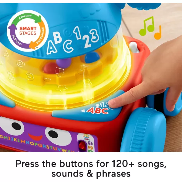 FisherPrice Baby Toddler ampamp Preschool Toy 4in1 Learning Bot with Music Lights ampamp Smart Stages Content for Kids Ages 6 Months Amazon Exclusive