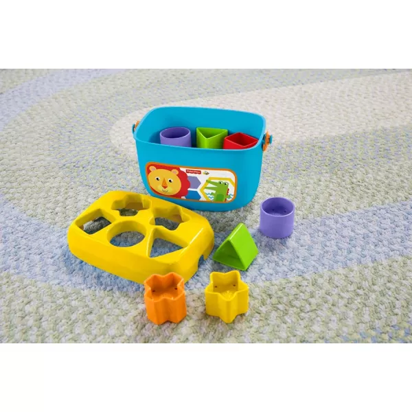 FisherPrice Stacking Toy Babys First Blocks Set of 10 Shapes for Sorting Play for Infants Ages 6 Months