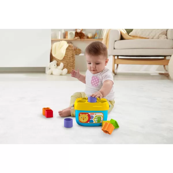 FisherPrice Stacking Toy Babys First Blocks Set of 10 Shapes for Sorting Play for Infants Ages 6 Months