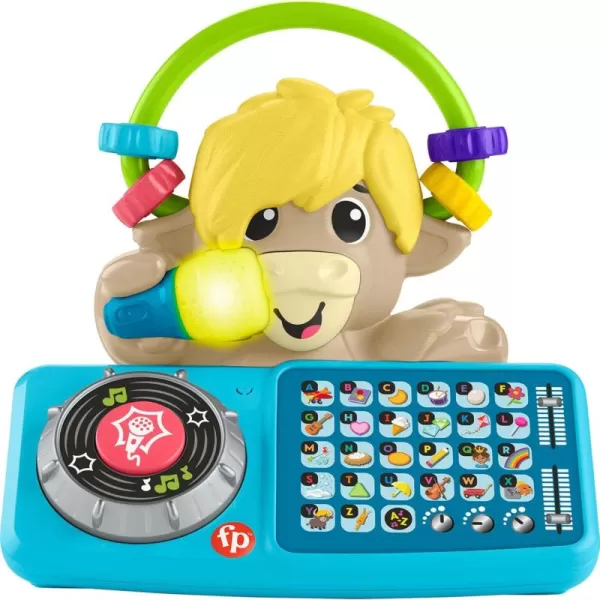 FisherPrice Baby Learning Toy Link Squad A to Z Yak with Interactive Music ampamp Lights for Ages 9 Months Compatible Only with Link Squad Items