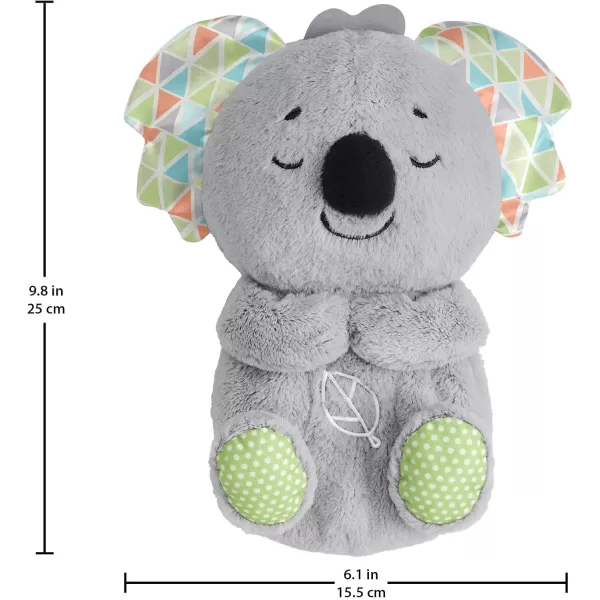 imageFisherPrice Baby Toy Calming Vibes Puppy Soother Plush Portable Sound Machine with Vibrations for Newborns 0 MonthsKoala Soother