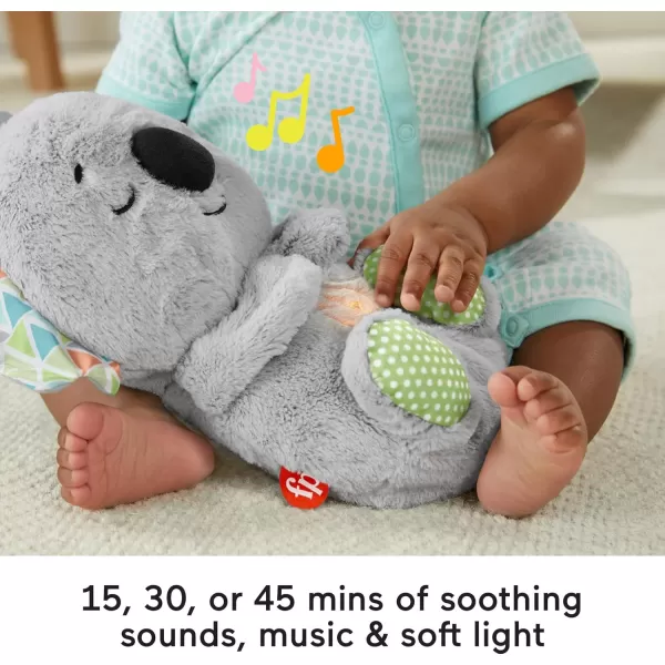 imageFisherPrice Baby Toy Calming Vibes Puppy Soother Plush Portable Sound Machine with Vibrations for Newborns 0 MonthsKoala Soother