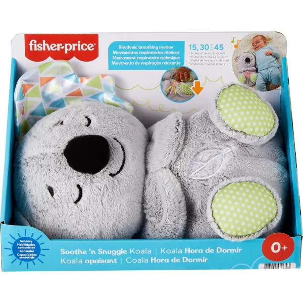 imageFisherPrice Baby Toy Calming Vibes Puppy Soother Plush Portable Sound Machine with Vibrations for Newborns 0 MonthsKoala Soother