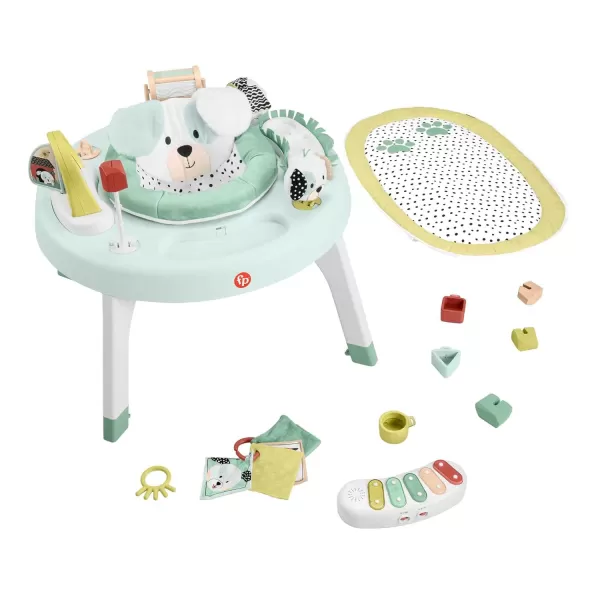 imageFisherPrice Baby to Toddler Toy 3in1 SnugaPuppy Activity Center and Play Table with Lights Sounds and Developmental Activities