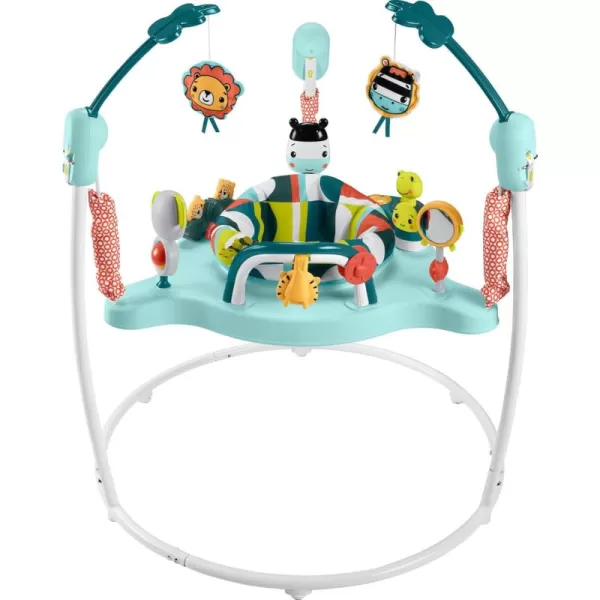 imageFisherPrice Baby Bouncer Activity Center Blooming Fun Jumperoo with Music Lights and Developmental Toys for InfantsColorful Jumperoo