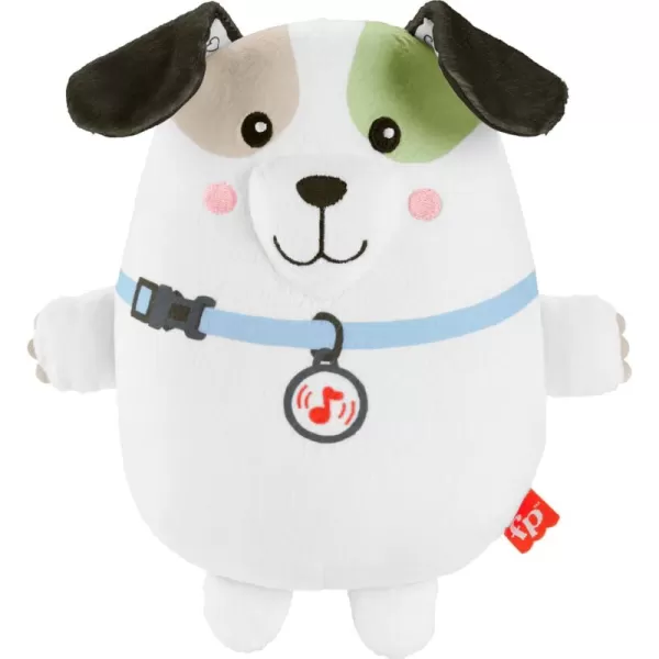 imageFisherPrice Baby Toy Calming Vibes Puppy Soother Plush Portable Sound Machine with Vibrations for Newborns 0 MonthsPuppy Soother