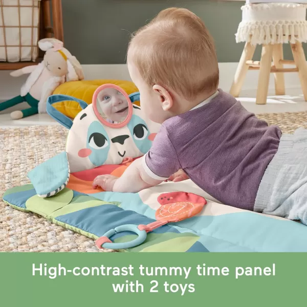 imageFisherPrice Baby Toy Planet Friends RolyPoly Panda Play Mat Portable Tummy Time Activity for Developmental Play for Newborns Ages 0 Months