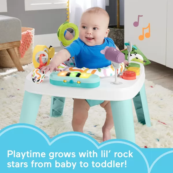 imageFisherPrice Baby to Toddler Toy 3in1 Hit Wonder Activity Center ampamp Play Table with Music Lights ampamp Developmental ActivitiesMusical Hit