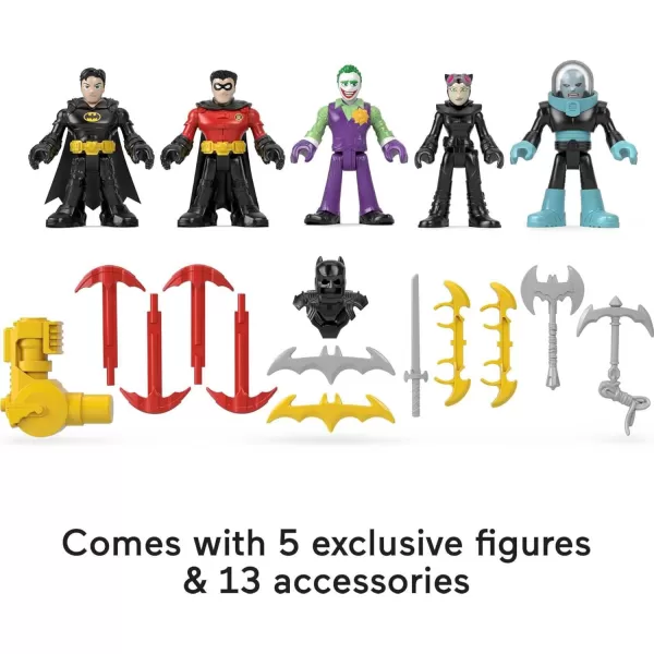 imageFisherPrice Imaginext DC Super Friends Batman Toy Super Surround Batcave Playset Lights Sounds ampamp Phrases for Ages 3 Years 33 x 42 Inches