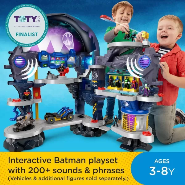 imageFisherPrice Imaginext DC Super Friends Batman Toy Super Surround Batcave Playset Lights Sounds ampamp Phrases for Ages 3 Years 33 x 42 Inches