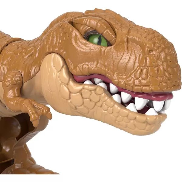 imageFisherPrice Imaginext Jurassic World Dinosaur Toy Thrashin Action T rex Figure with Chomping Action for Pretend Play Kids Ages 3 YearsModern